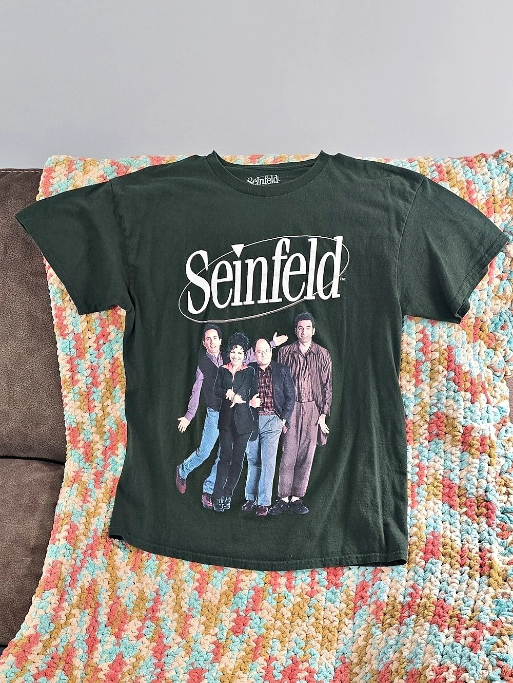 Seinfeld Graphic Tee in Green Size Large